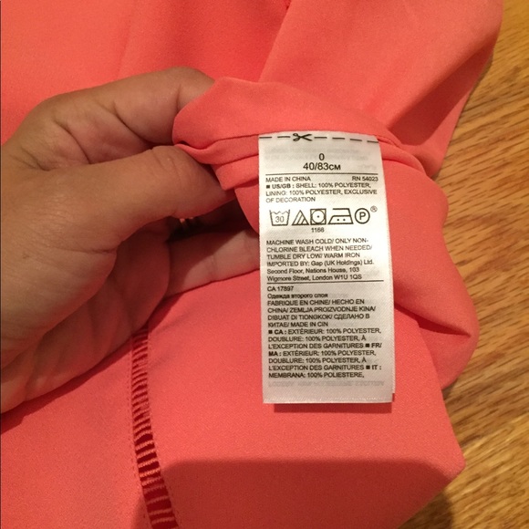 NWT Banana Republic Coral Size 0 💋 - Picture 6 of 7